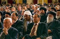 An audience of Muslims